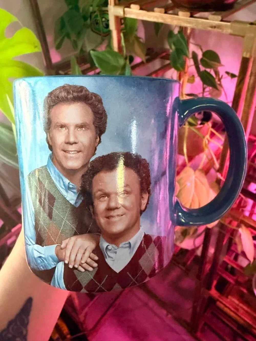 Step Brothers Will Ferrell John C. Reilly 20 Oz Mug Silver Buffalo 2017